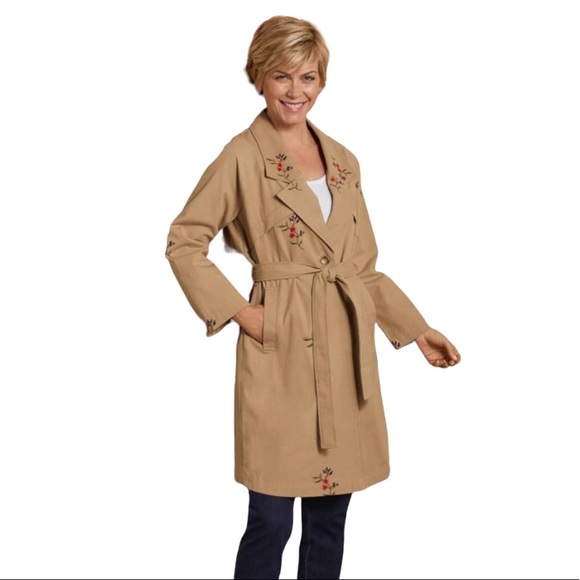 Soft Surroundings Tallie Trench Coat - Picture 3 of 8